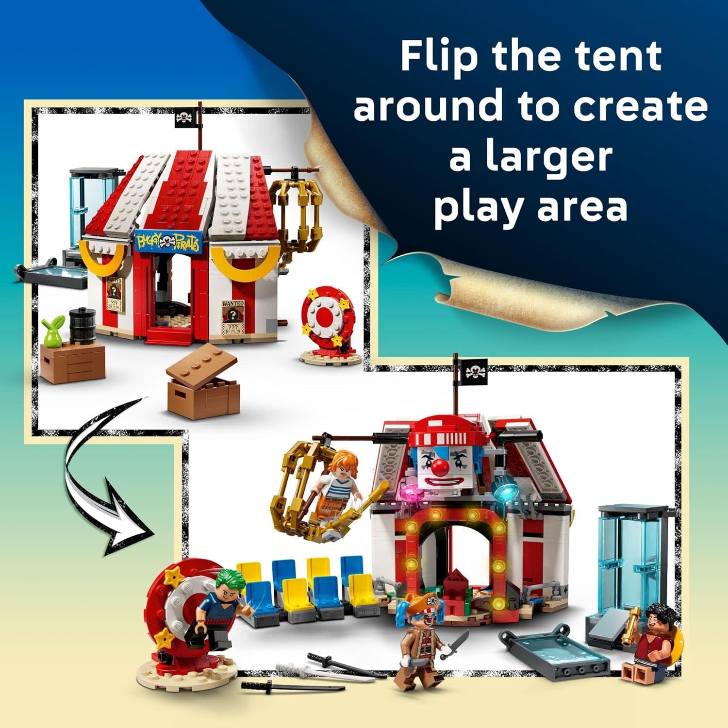 Lego Lego One Piece Buggy the Clown's Circus Tent