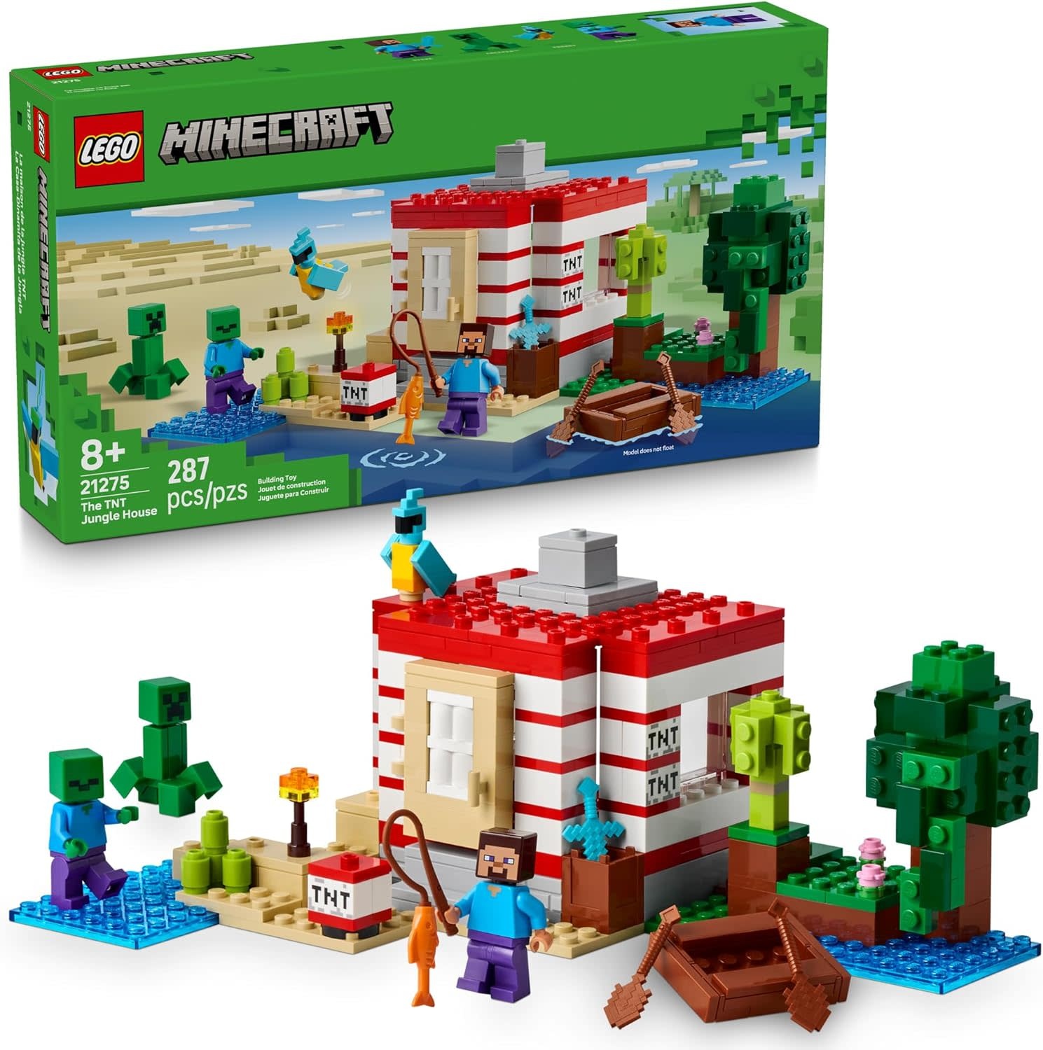 Lego Lego Minecraft The Jungle House