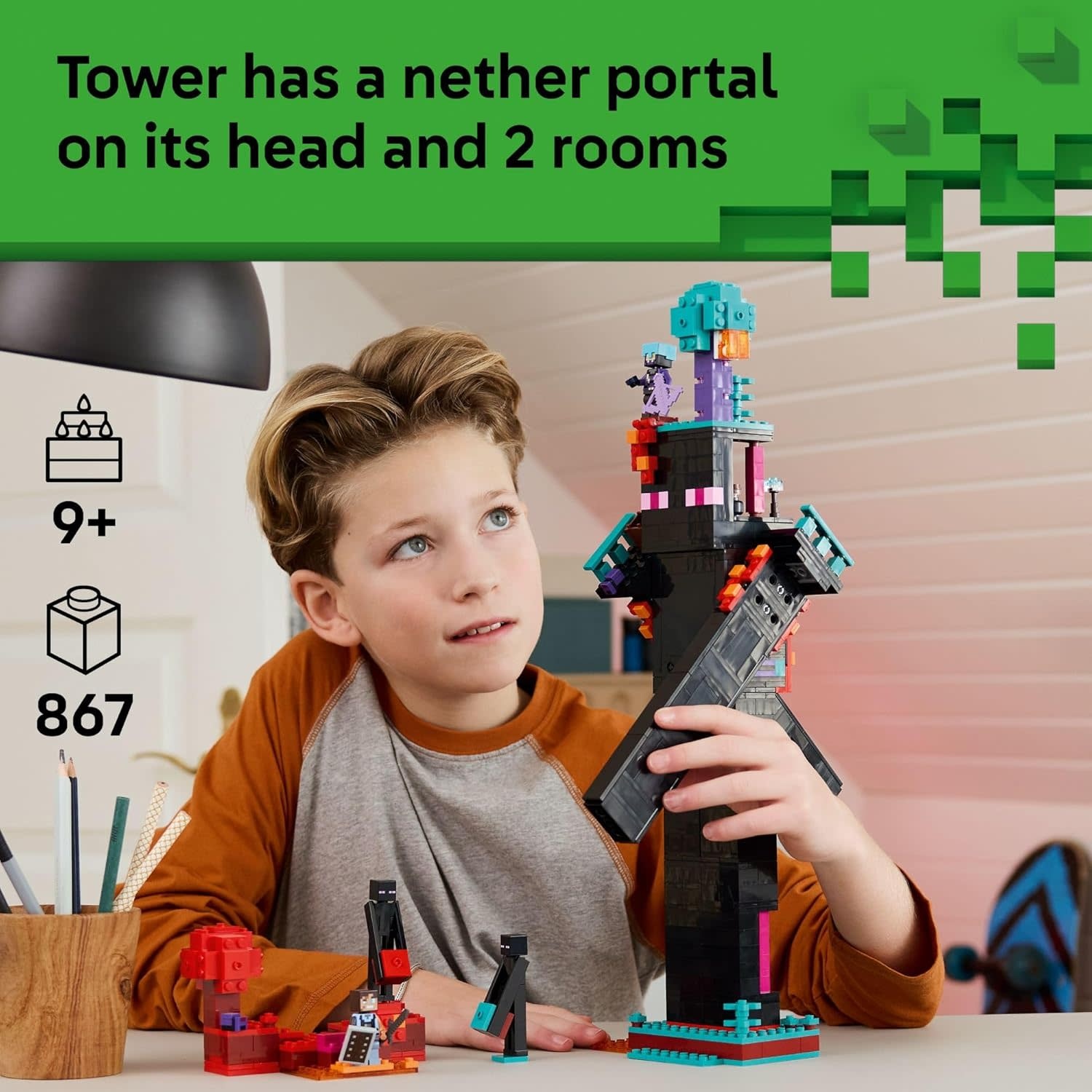 Lego Lego Minecraft The Enderman Tower