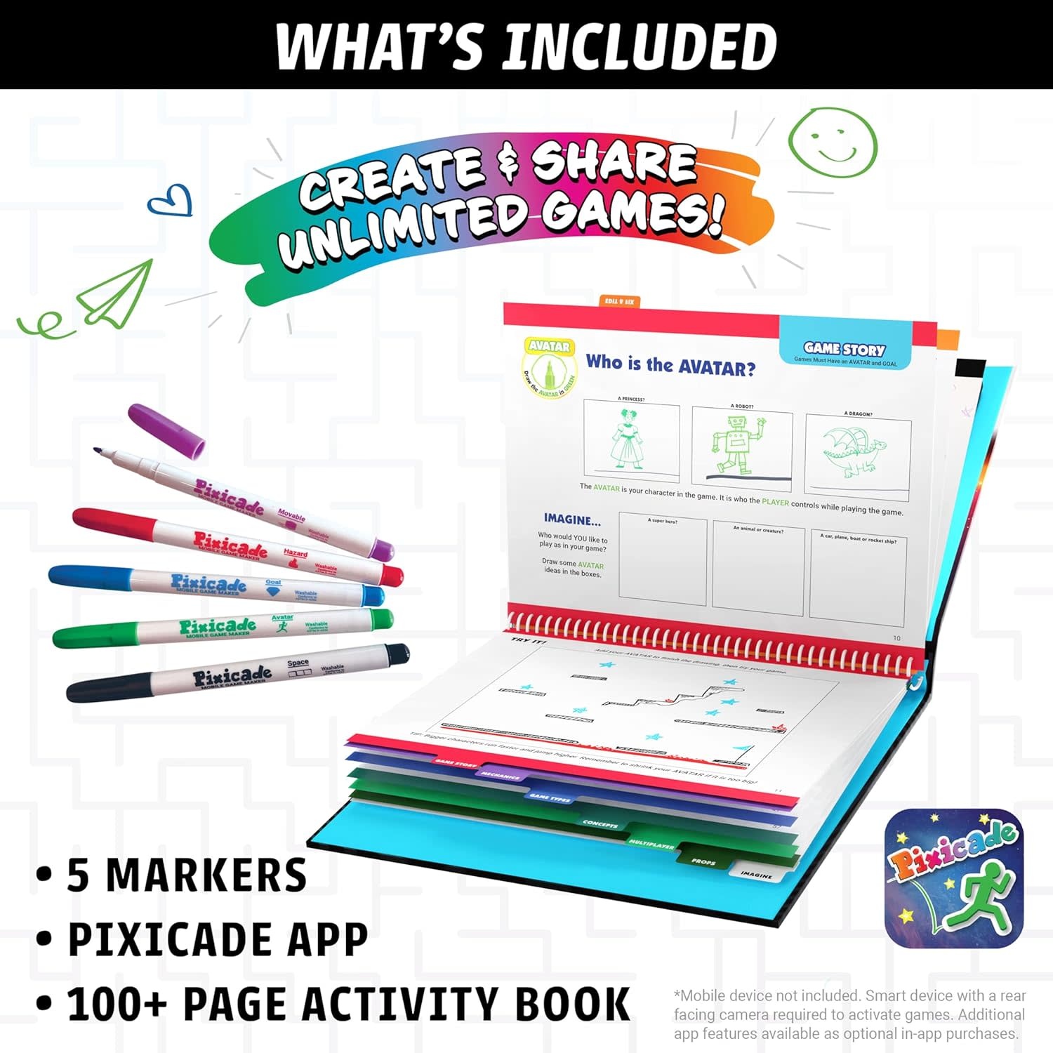 Abacus Pixicade Draw Your Own Games