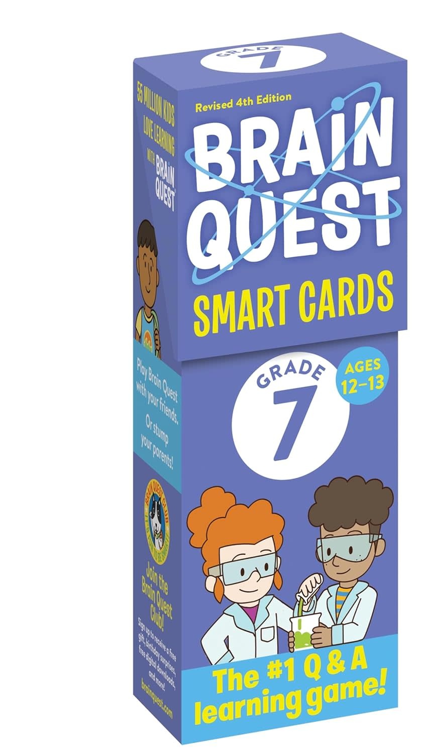 Workman Publishing Brain Quest Smart Cards Grade 7 Ages12-13