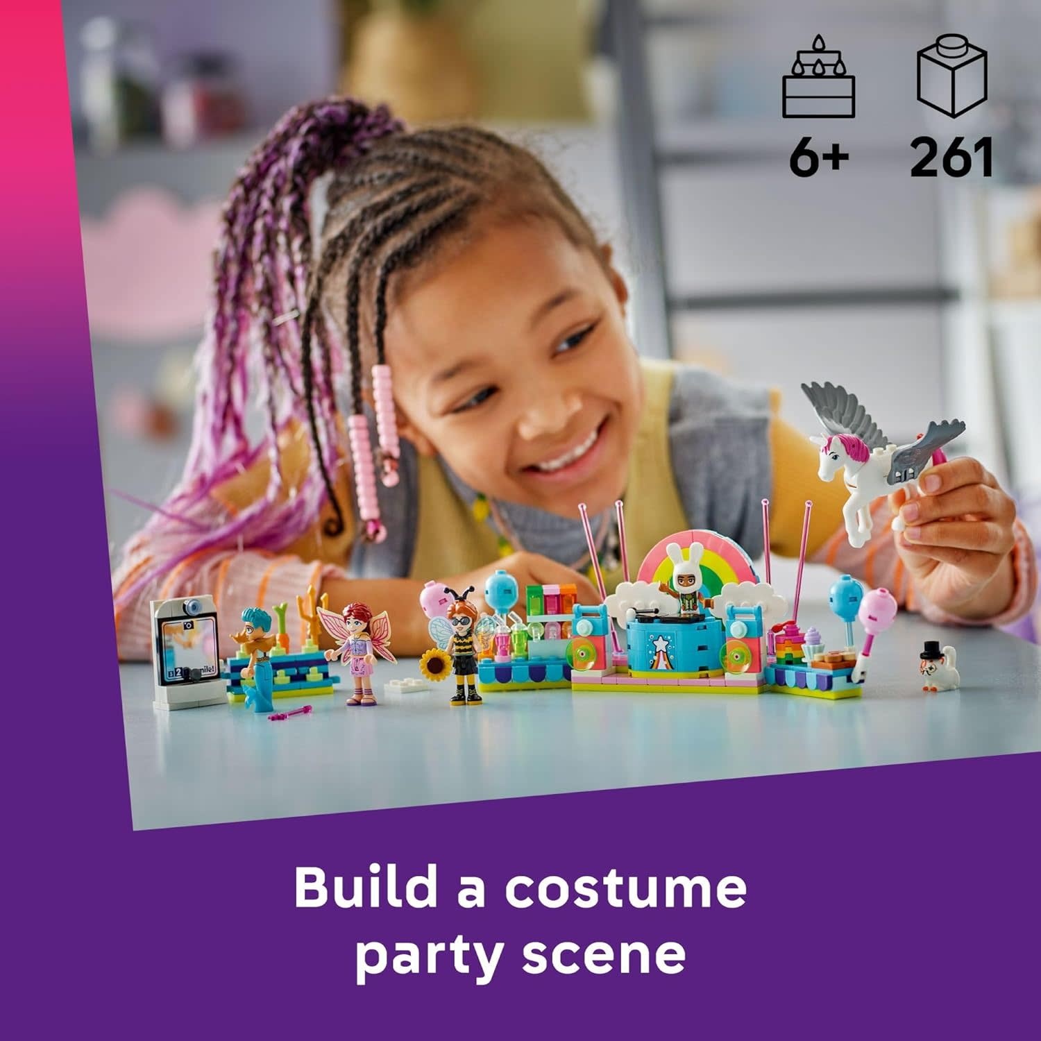 Lego Lego Friends Costume Party with Unicorn & Fairy