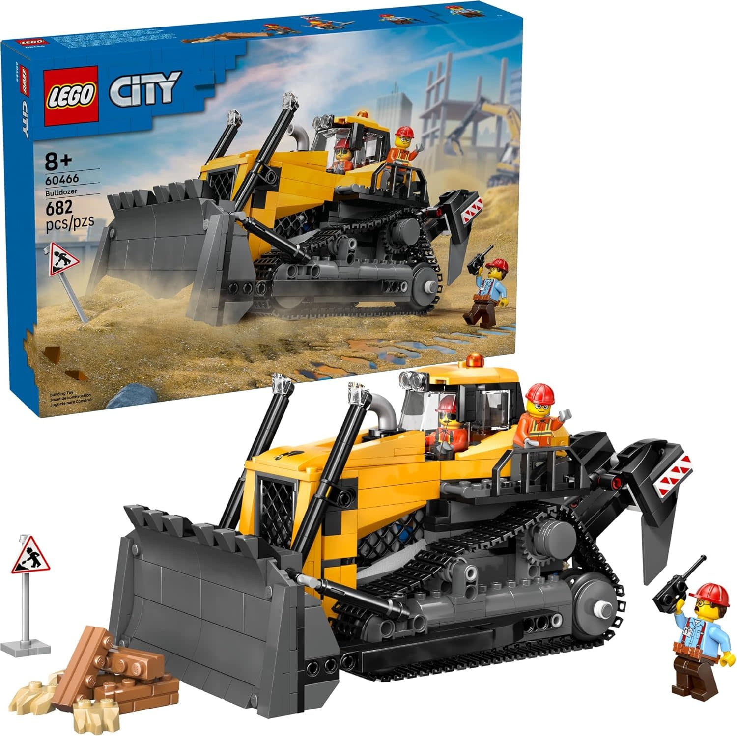 Lego Lego City Yellow Bulldozer