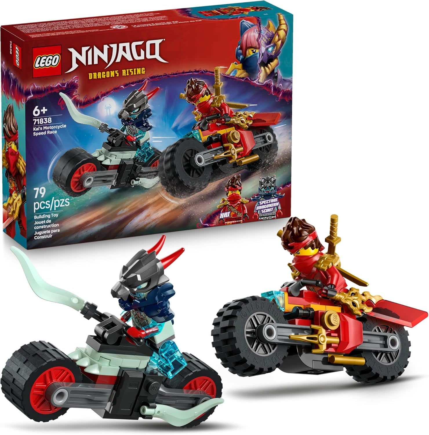 Lego Lego Ninjago Kai's Motorcycle Speed Race