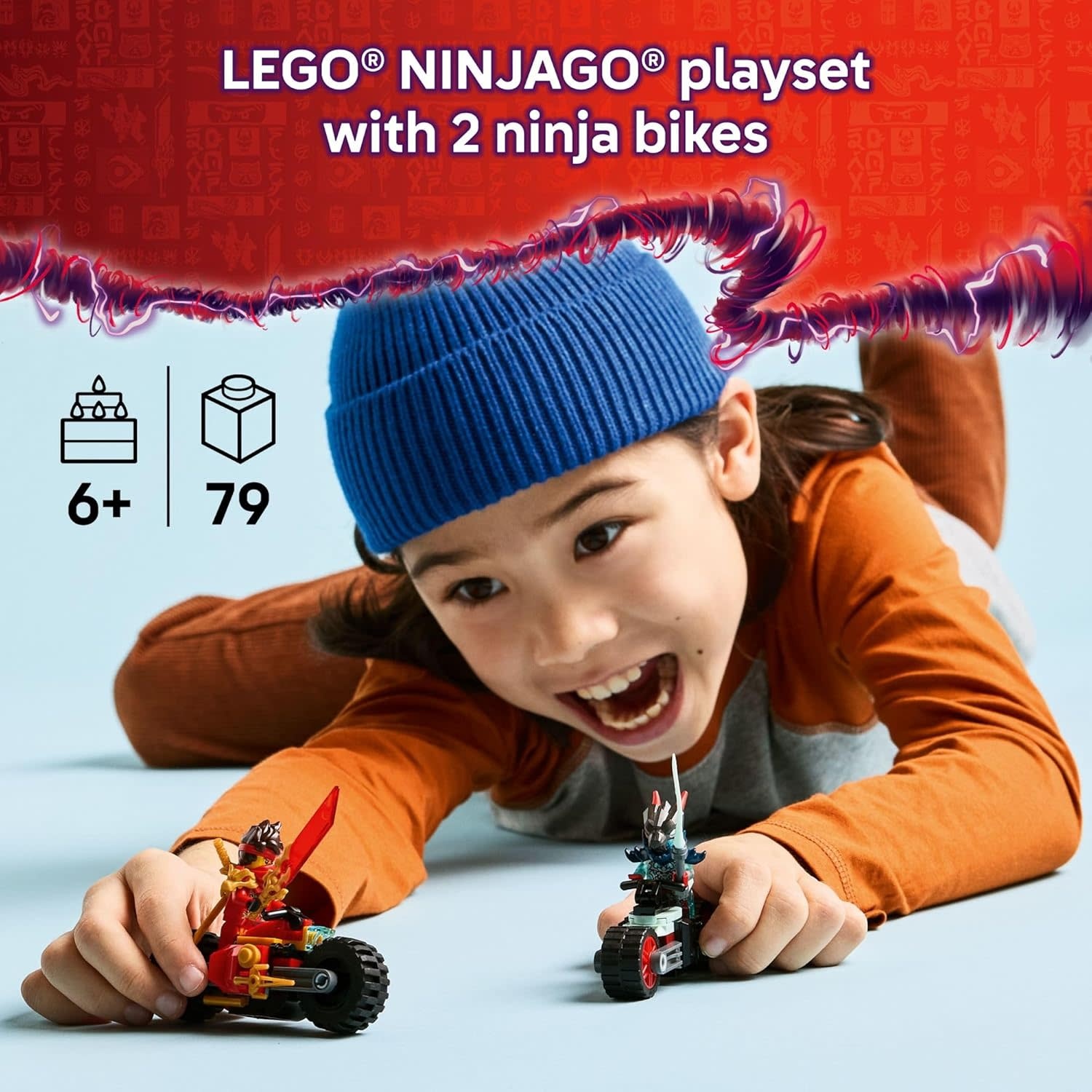 Lego Lego Ninjago Kai's Motorcycle Speed Race