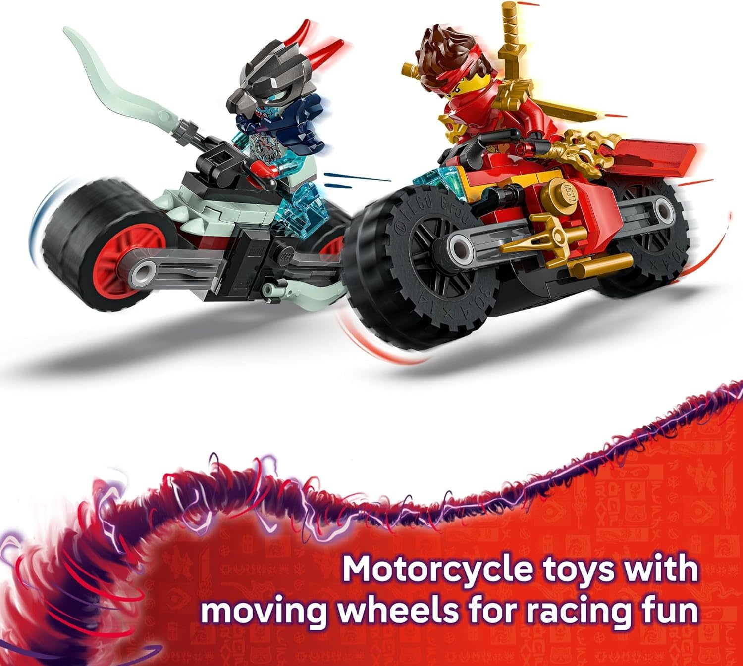 Lego Lego Ninjago Kai's Motorcycle Speed Race