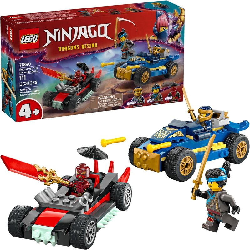 Lego Lego Ninjago Rogue vs Drix Race Car Duel