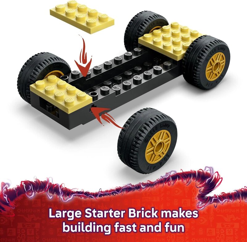 Lego Lego Ninjago Rogue vs Drix Race Car Duel