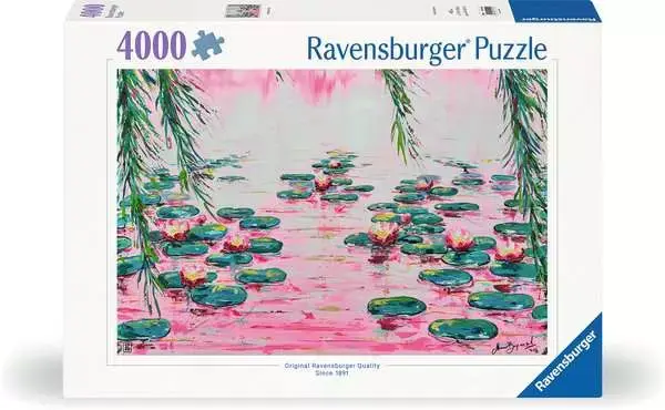 Ravensburger Ravensburger Puzzle 4000pc Pink Water Lililes