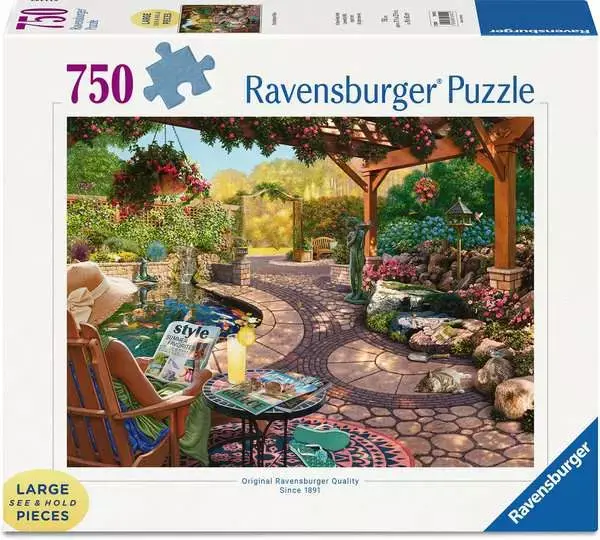 Ravensburger Ravensburger Puzzle 750pc Large Format Cozy Backyard Bliss