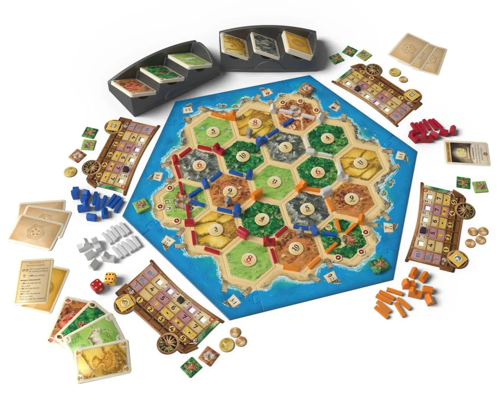 Catan Studios Catan Traders & Barbarians 6th Edition 5-6 Player Expansion