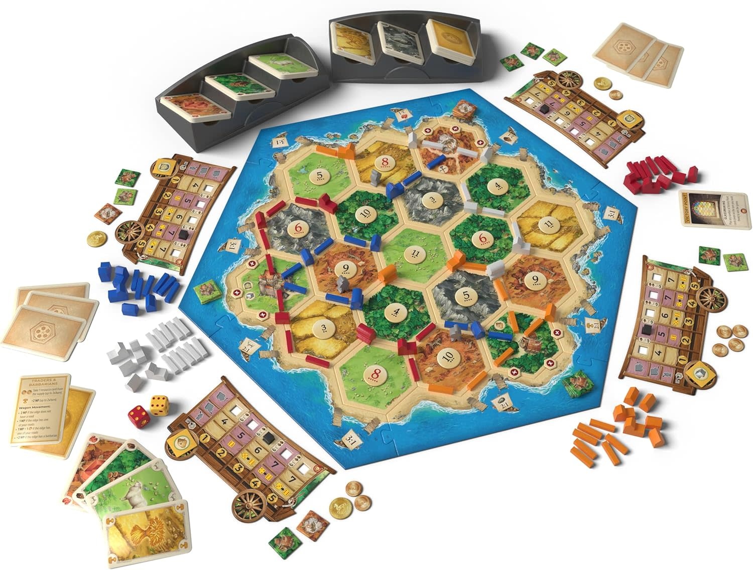 Catan Studios Catan Traders & Barbarians 6th Edition Game Expansion