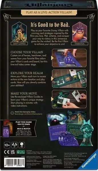 Ravensburger Disney's Villainous Game Expansion Treacherous Tides