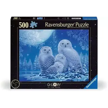 Ravensburger Ravensburger Puzzle 500pc Owls in the Moonlight Glow