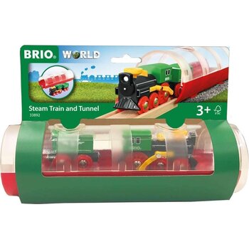 Brio World Train Steam Train & Tunnel