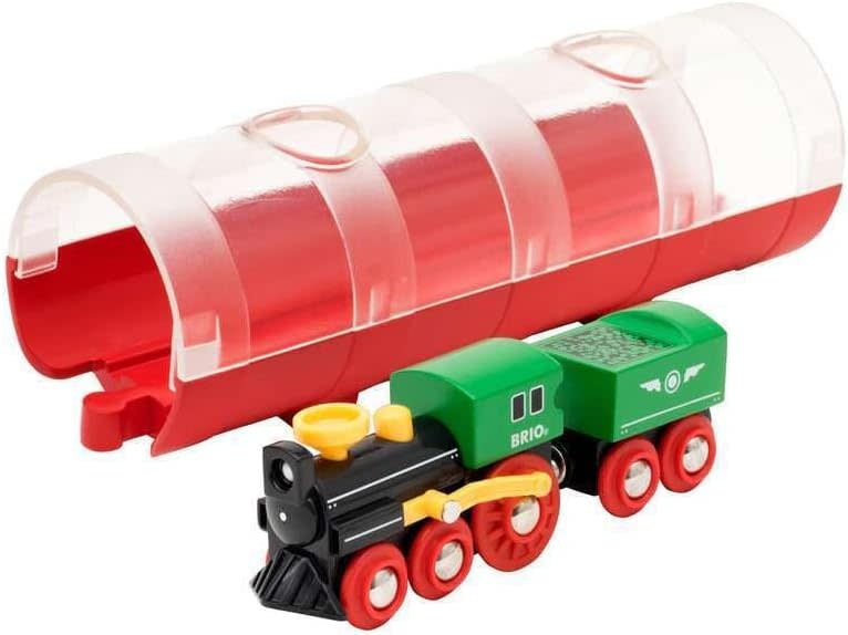 Brio World Train Steam Train & Tunnel