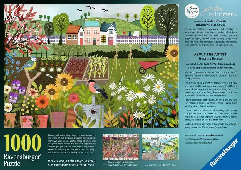 Ravensburger Ravensburger Puzzle 1000pc Garden Allotment