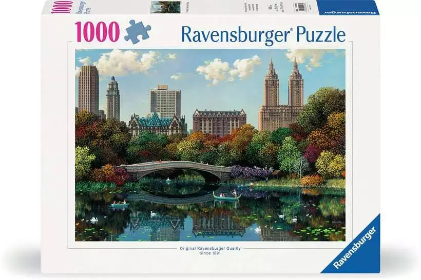 Ravensburger Ravensburger Puzzle 1000pc NY Central Park Bow Bridge