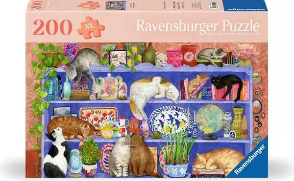 Ravensburger Ravensburger Puzzle 200pc XL Cats on the Shelf