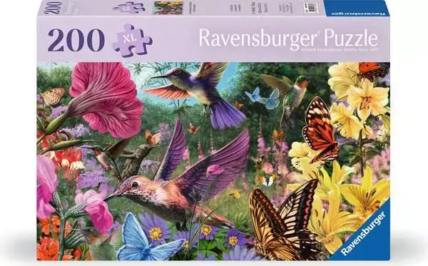 Ravensburger Ravensburger Puzzle 200pc XL Hummingbirds & Butterflies