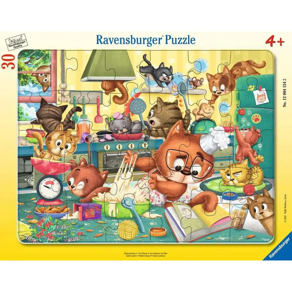 Ravensburger Ravensburger Frame Puzzles 30pc Cat Chaos