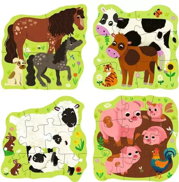 Ravensburger Ravensburger Puzzle UP! 4/6/8/10pc Farm Animals