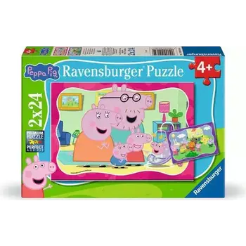 Ravensburger Ravensburger Puzzle 2x24pc Peppa Pig