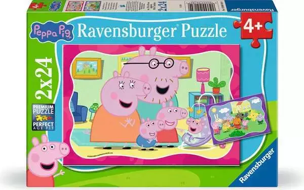 Ravensburger Ravensburger Puzzle 2x24pc Peppa Pig