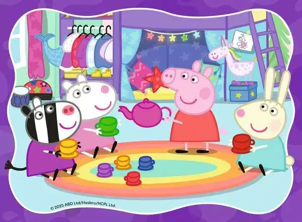 Ravensburger Ravensburger Puzzle 4 in a Box 12/16/20/24pc Peppa Pig