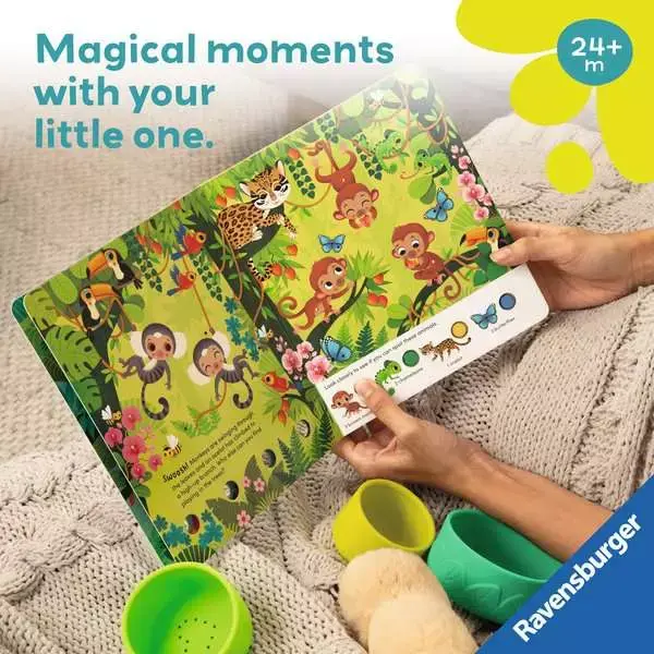 Ravensburger Play + Book Search and Shine: In the Jungle