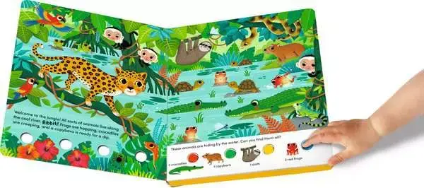 Ravensburger Play + Book Search and Shine: In the Jungle