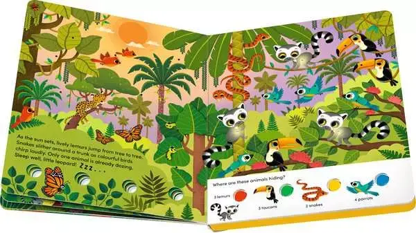 Ravensburger Play + Book Search and Shine: In the Jungle