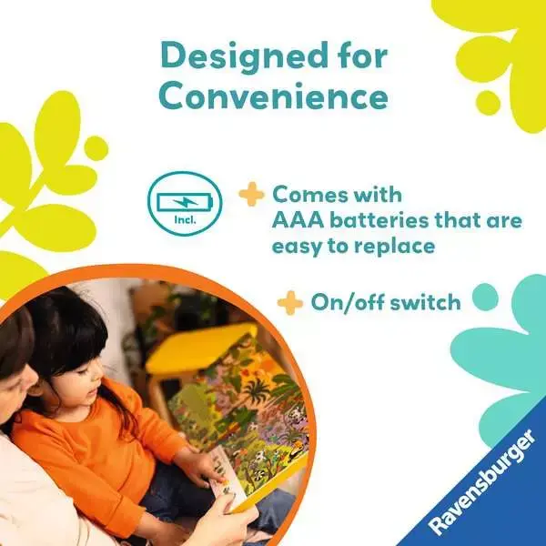 Ravensburger Play + Book Search and Shine: In the Jungle