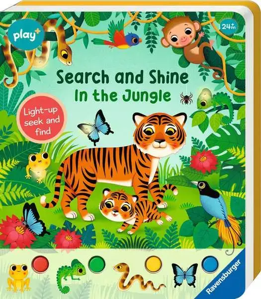 Ravensburger Play + Book Search and Shine: In the Jungle