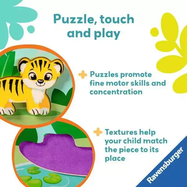 Play + Wooden Puzzle: Jungle