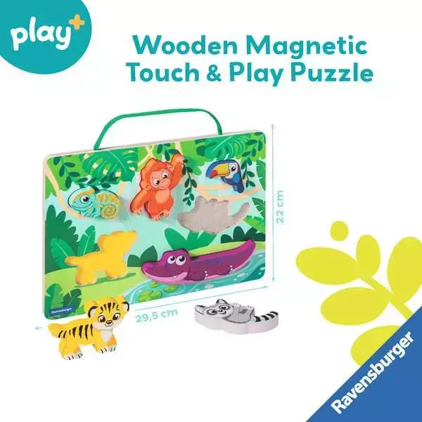Play + Wooden Puzzle: Jungle