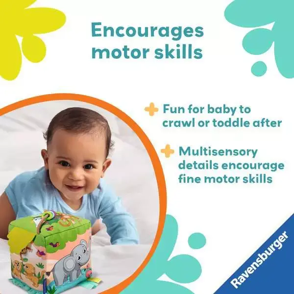 Play + Roll & Play Sound Cube: Wild Animals