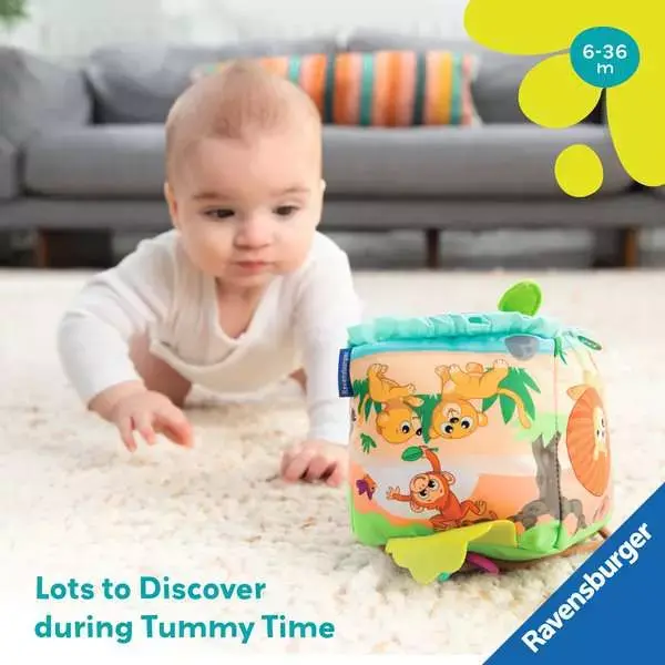 Play + Roll & Play Sound Cube: Wild Animals