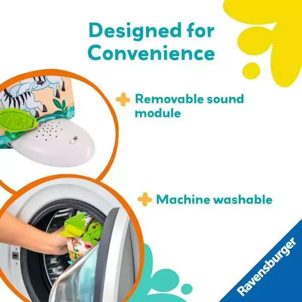 Play + Roll & Play Sound Cube: Wild Animals