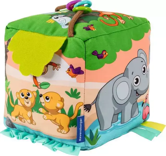 Play + Roll & Play Sound Cube: Wild Animals