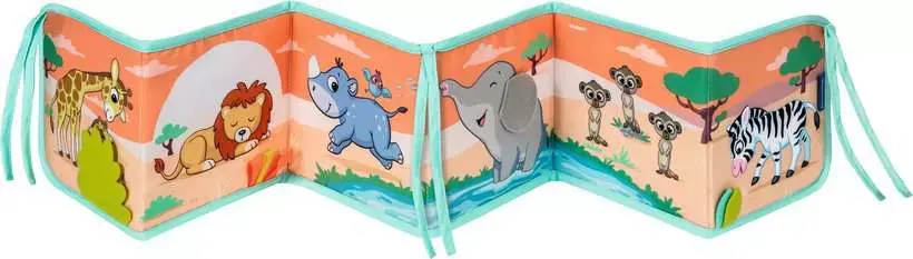 Play + Tummy Time Book: Wild Animals