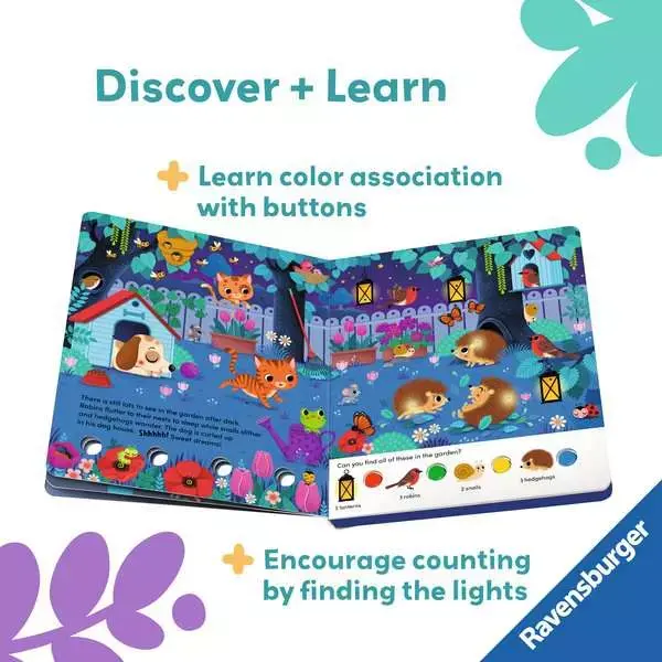 Ravensburger Play + Book Search and Shine: In the Night