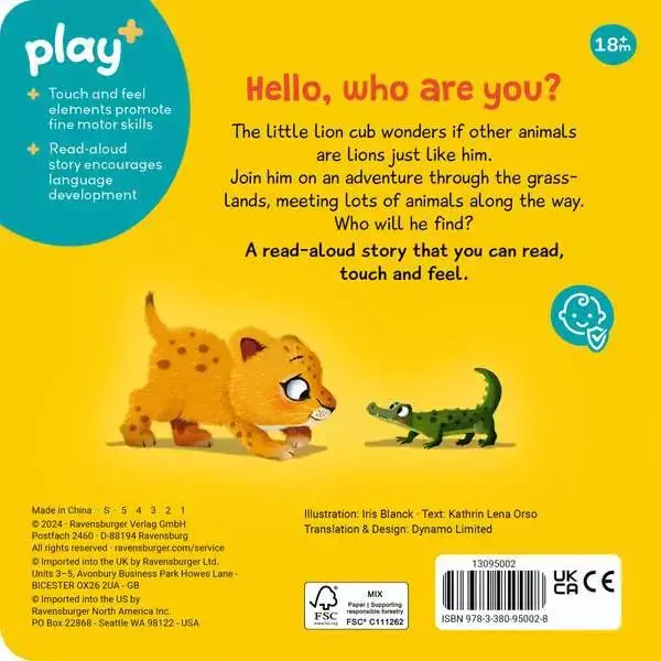 Ravensburger Play + Book Are You A Lion Like Me?