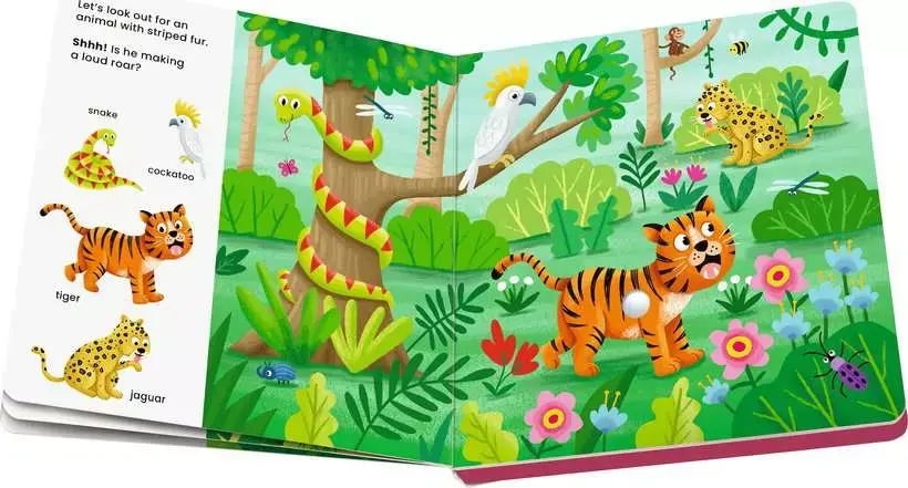Ravensburger Play + Book Shh... Who's There? Jungle Animals