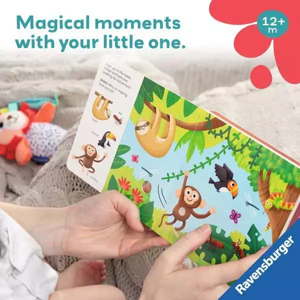 Ravensburger Play + Book Shh... Who's There? Jungle Animals