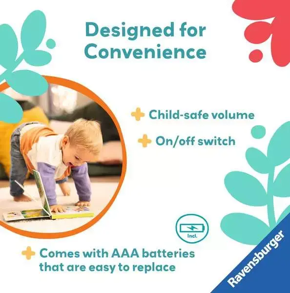 Ravensburger Play + Book Shh... Who's There? Jungle Animals