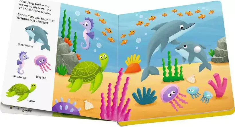Ravensburger Play + Book Shh... Who's There? Baby Animals