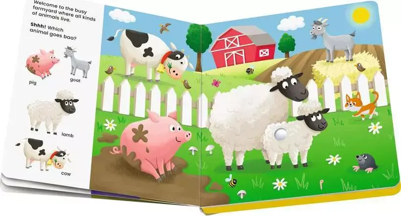 Ravensburger Play + Book Shh... Who's There? Baby Animals