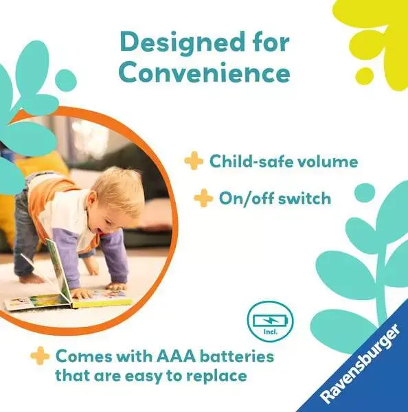 Ravensburger Play + Book Shh... Who's There? Baby Animals