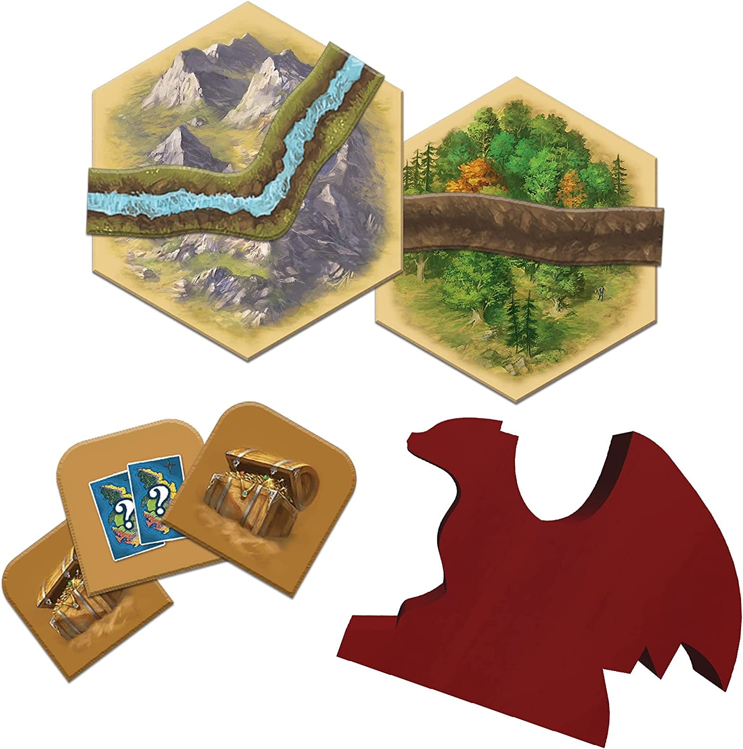 Catan Studios Catan Game Expansion Treasures, Dragons & Adventurers